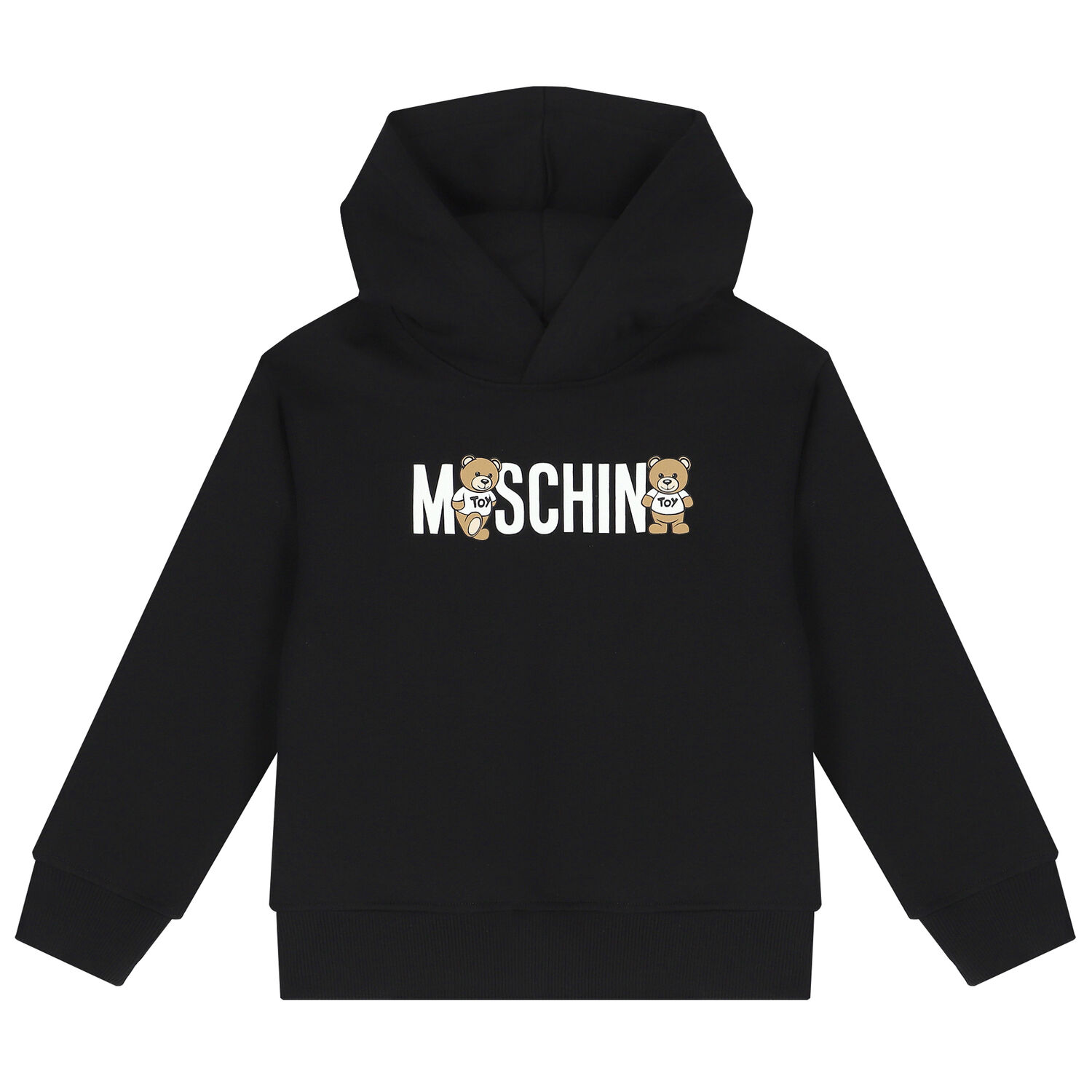 توب هودى بشعار تيدى باللون الاسود, 1, hi-res image number null