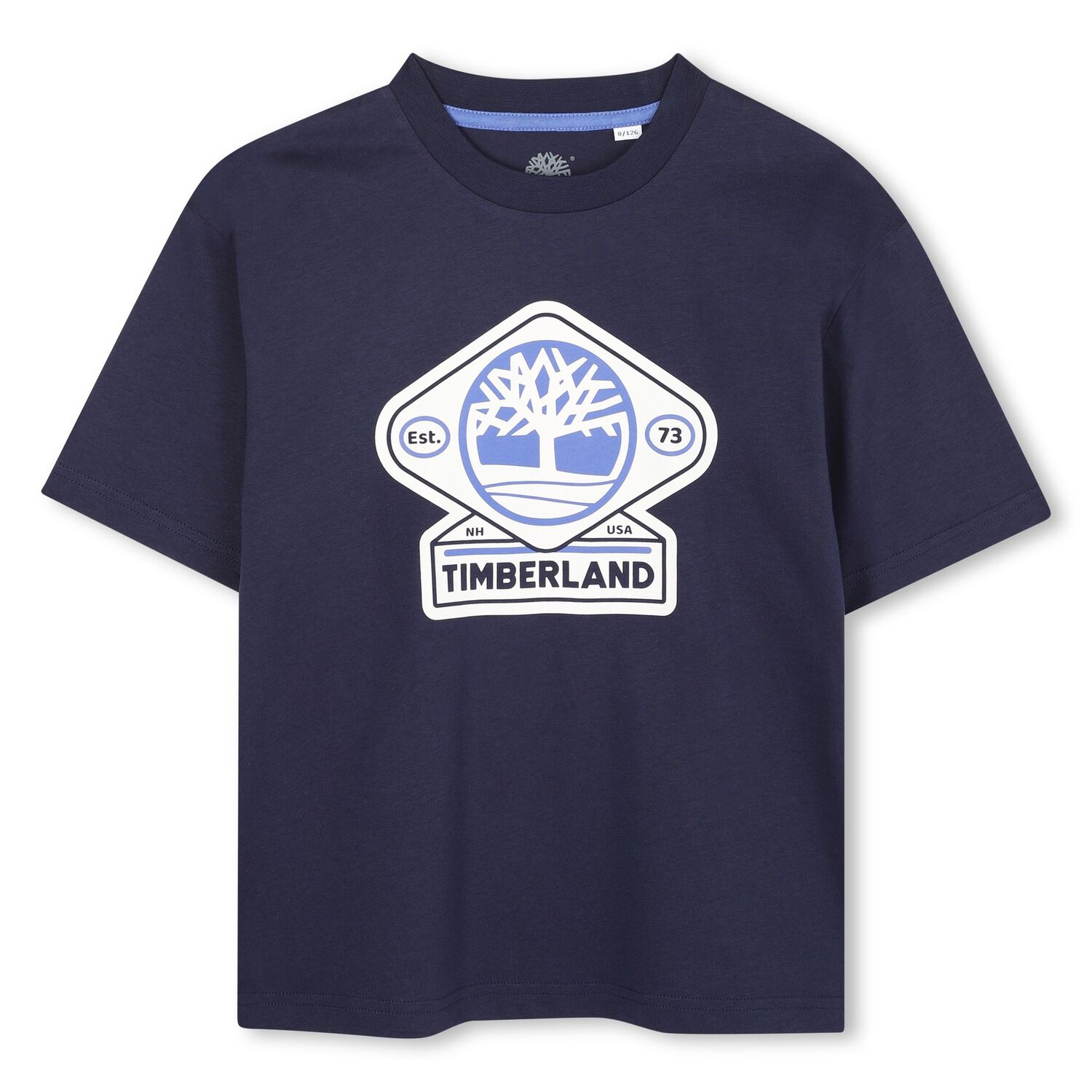 Boys Navy Blue Logo T-Shirt, 2, hi-res image number null