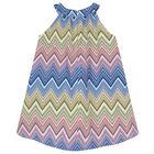 Girls Multi-Coloured Zigzag Dress, 1, hi-res