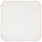 Baby Girls White & Pink Toile de Jouy Blanket, 1, hi-res