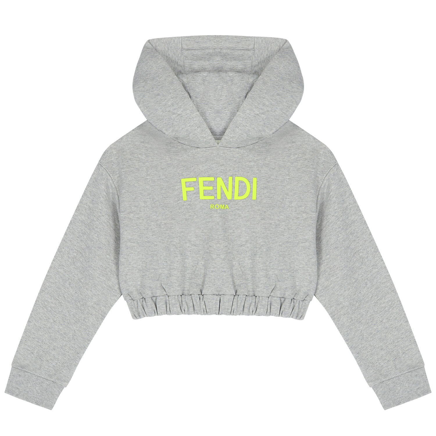 Girls Grey Logo Hooded Top, 1, hi-res image number null