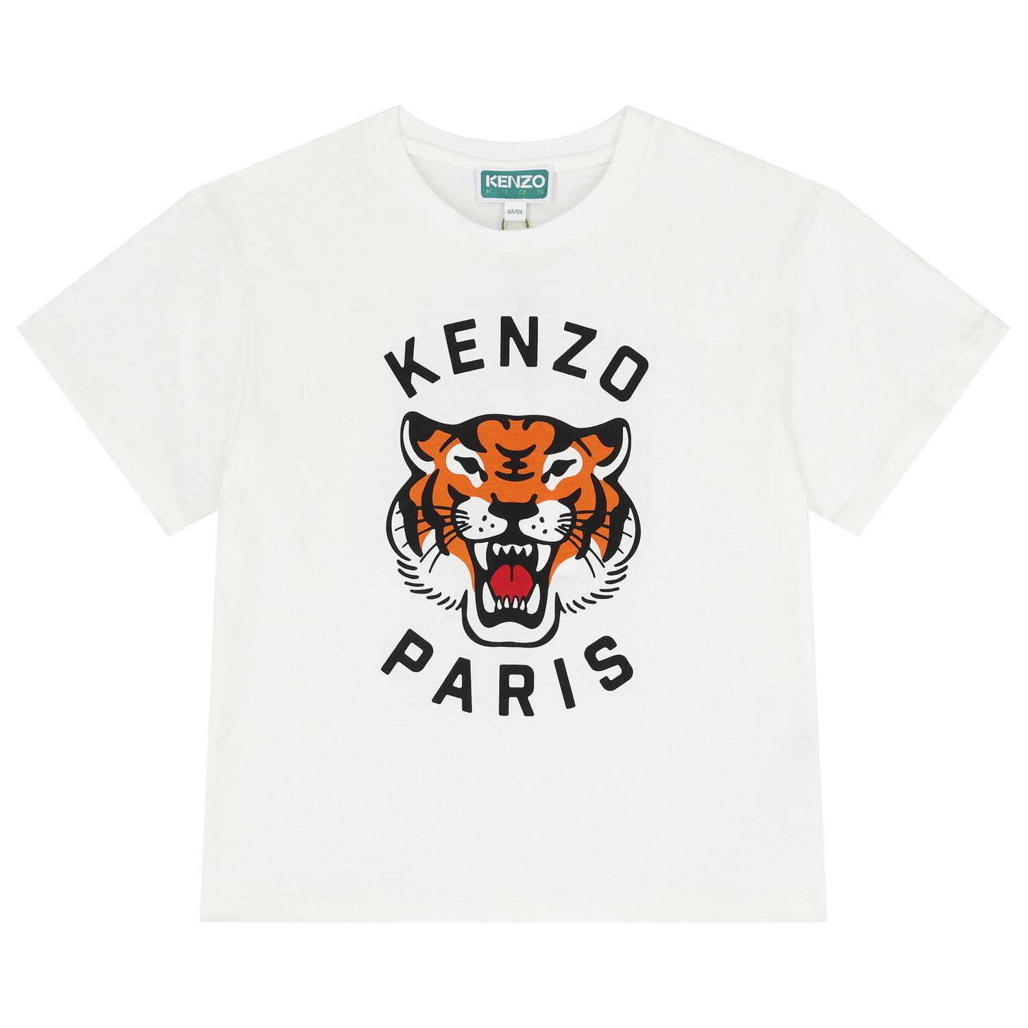 Ivory Tiger Logo T-Shirt, 1, hi-res