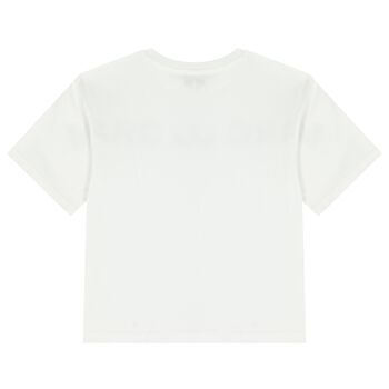 Boys White Logo T-Shirt