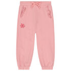 Girls Pink Teddy Bear Tracksuit, 1, hi-res