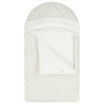 Ivory & Beige Logo Baby Nest
