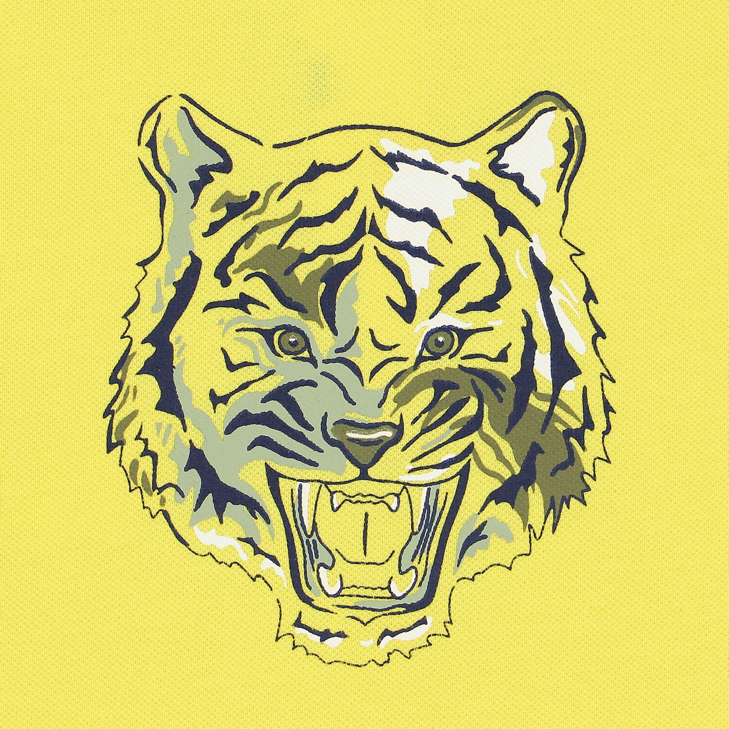 Boys Yellow Tiger Polo Shirt, 1, hi-res