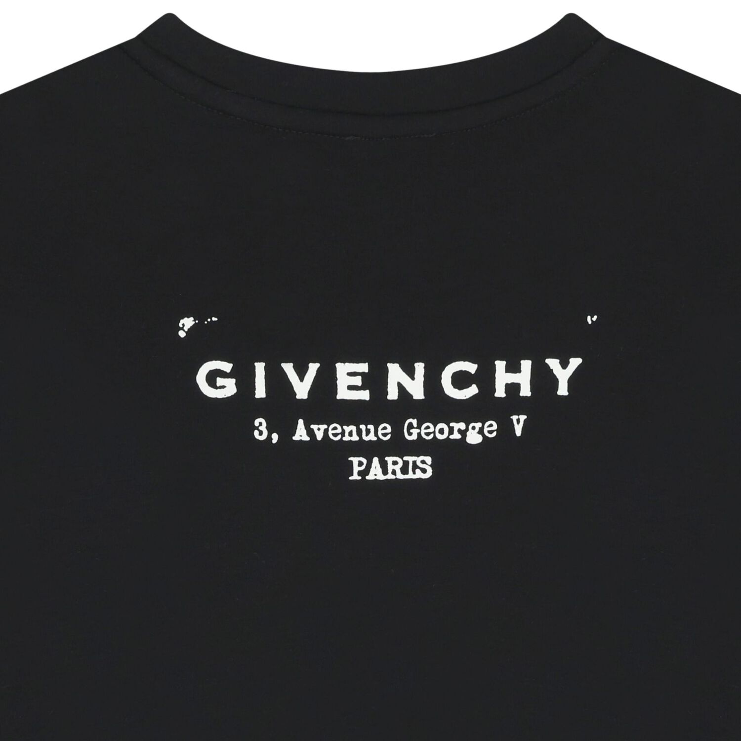 فستان تيشيرت بالشعار باللون الأسود للبنات, 1, hi-res