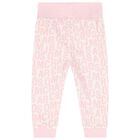 Younger Girls Pink & White Reversible Tracksuit Set, 1, hi-res