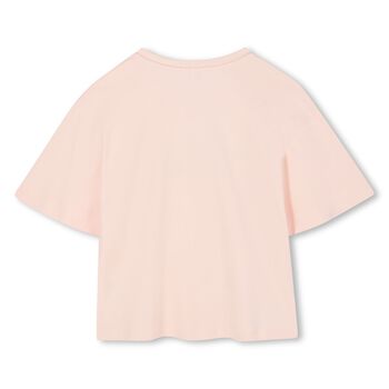 Girls Pink Logo T-Shirt