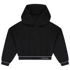 طقم بنات بنطلون بالشعار باللون الأسود, 1, hi-res