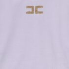 فستان بناتي للون بنفسجي مزين بشعار متعدد الطبقات, 1, hi-res