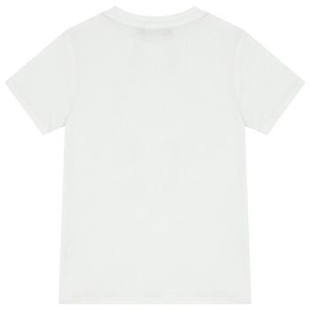 Boys White Logo T-Shirt