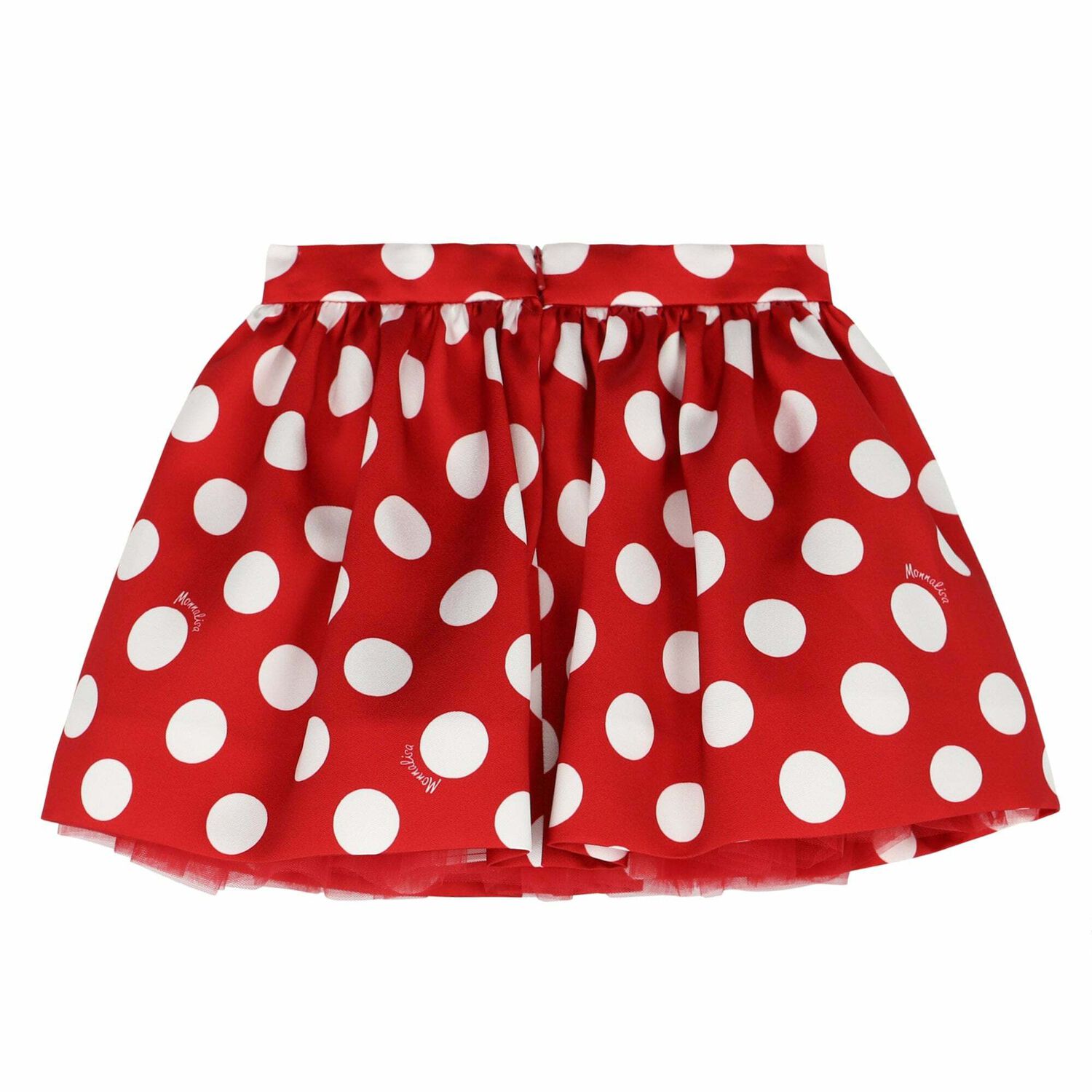 Girls Red & White Skirt, 1, hi-res