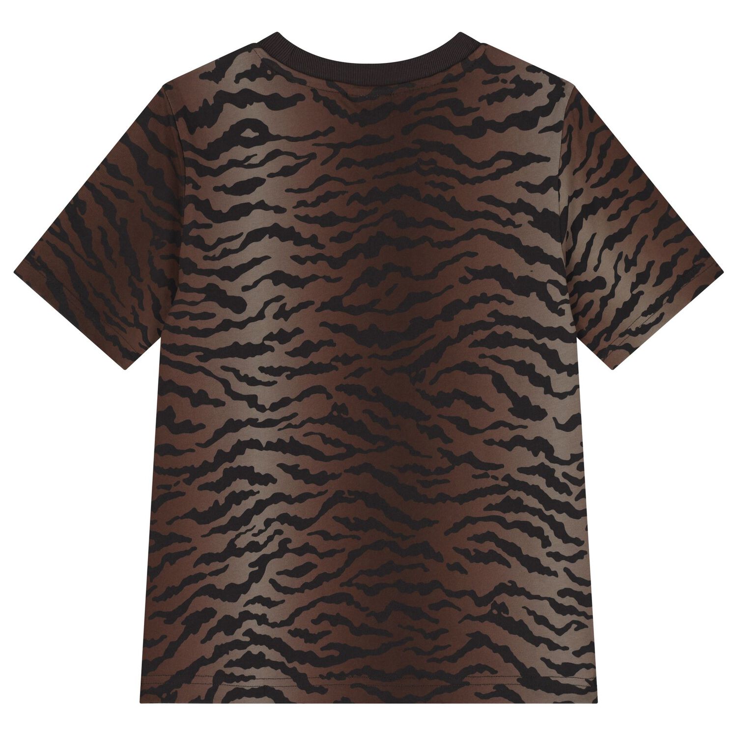 تشيرت بالشعار باللونين الاسود و البني , 1, hi-res