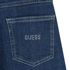Girls Blue Embellished Denim Jeans, 1, hi-res