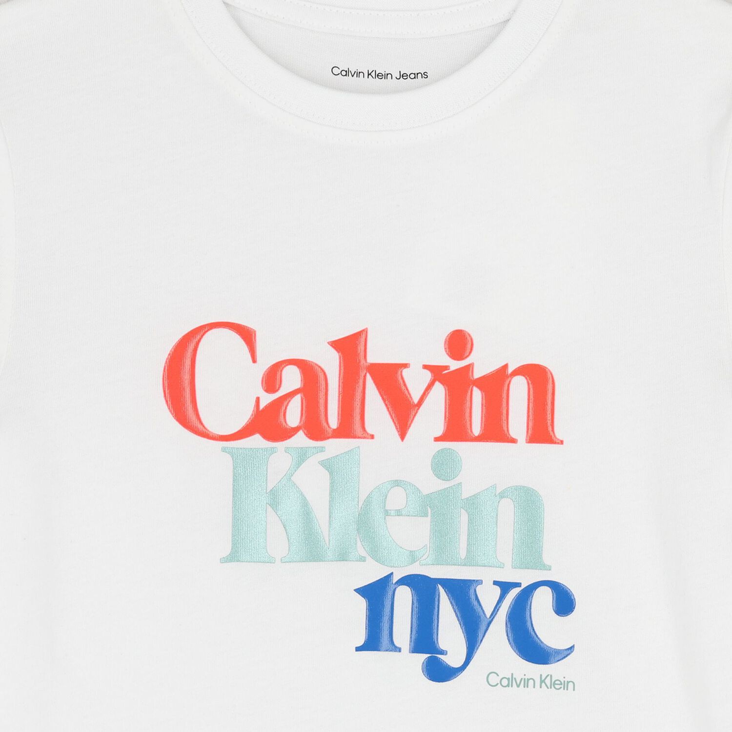 تي شيرت أبيض بشعار للبنات, 2, hi-res image number null