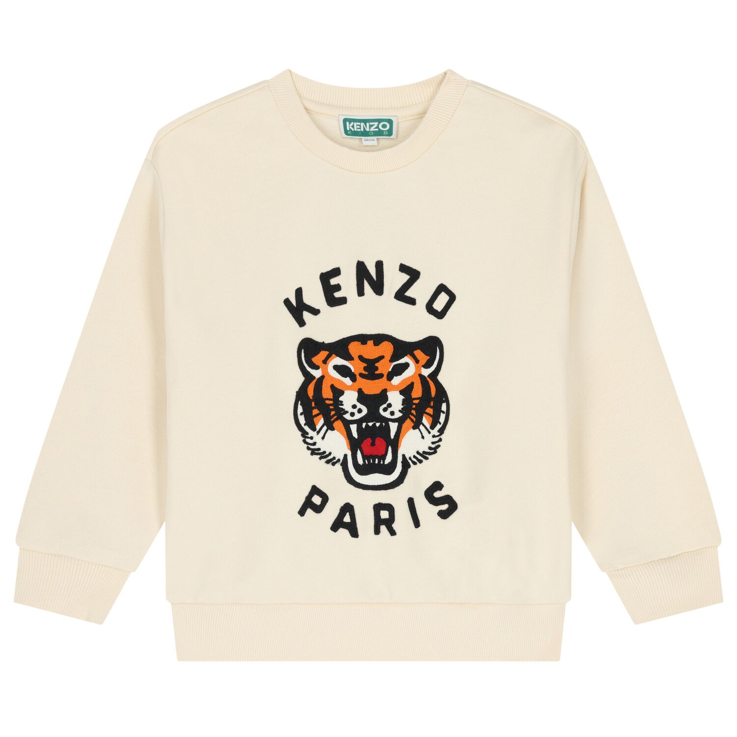 Ivory Tiger Logo Sweatshirt, 2, hi-res