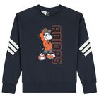 بدلة رياضية بشعار ديزني باللون الأزرق الداكن, 1, hi-res