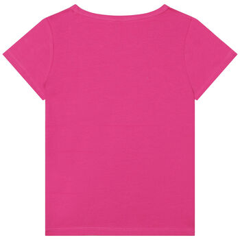Girls Pink Logo T-Shirt