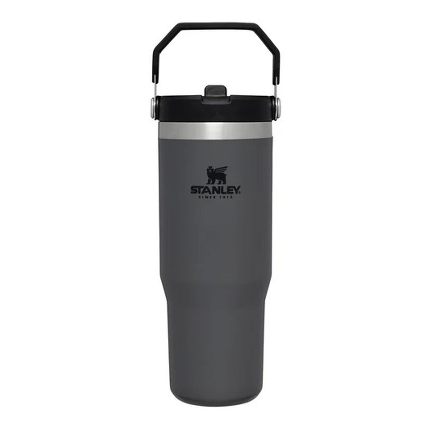 Black Ice Flow Flip Straw Tumbler, 1, hi-res