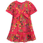 فستان بنات بالزهور باللون الوردي , 1, hi-res