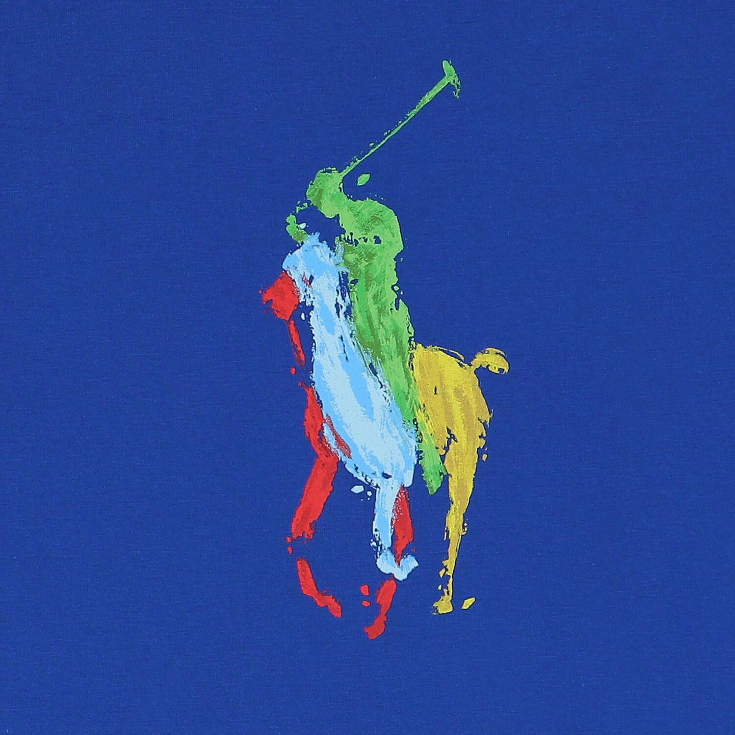 تيشيرت أولاد بالشعار باللون الأزرق, 1, hi-res image number null