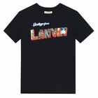 Boys Navy Logo T-Shirt, 1, hi-res