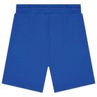 Boys Bright Blue Logo Shorts, 6, hi-res