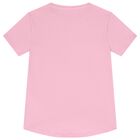 Girls Pink Logo T-Shirt, 2, hi-res