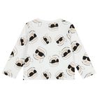 طقم دونغرى للاولاد بطبعه ايكونك باللون الاسود والابيض , 1, hi-res