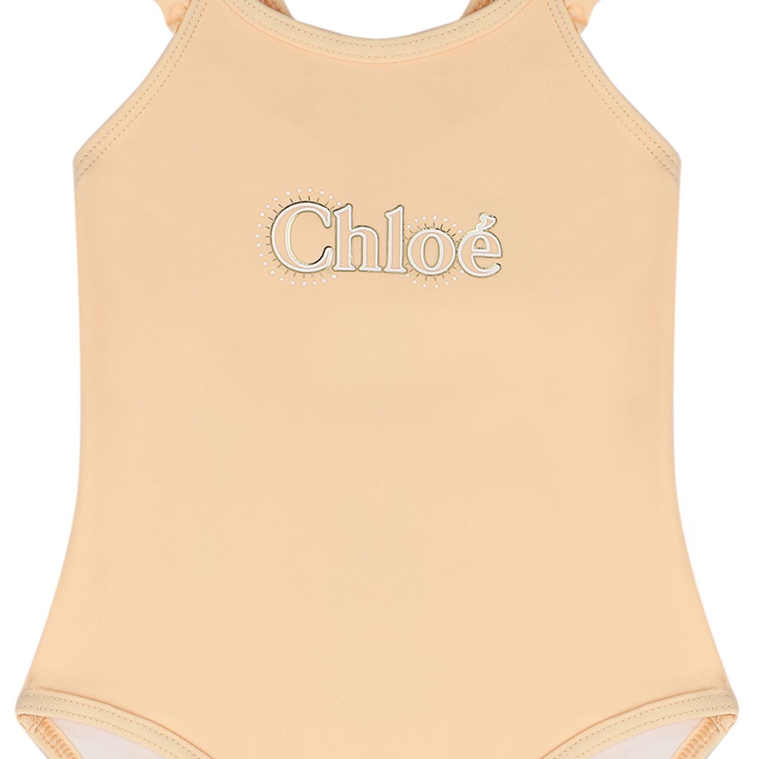 Younger Girls Pink Logo Swimsuit, 1, hi-res image number null