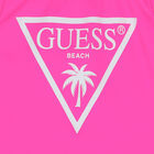 Girls Neon Pink Logo Swimsuit, 1, hi-res