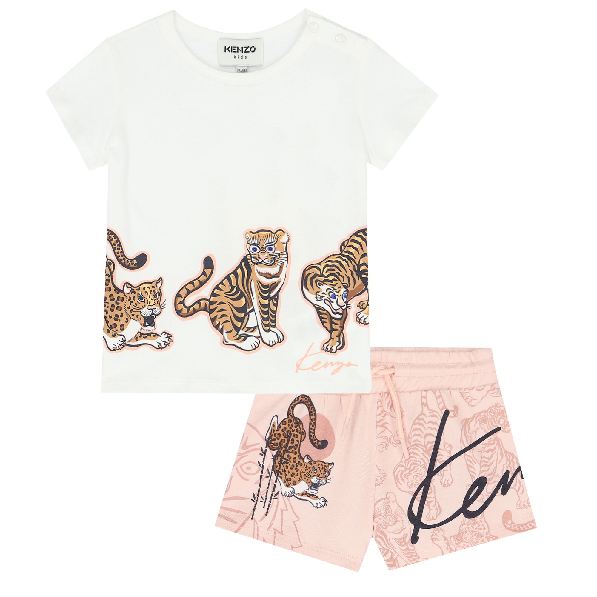 Kenzo shorts hot sale and t shirt