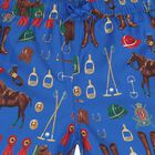 Boys Blue Polo Swim Shorts, 1, hi-res