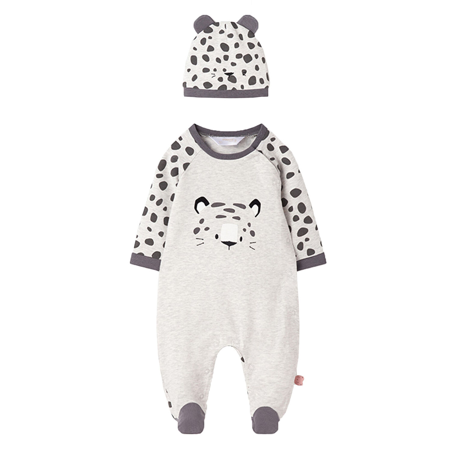 Grey Babygrow & Hat Set, 1, hi-res image number null