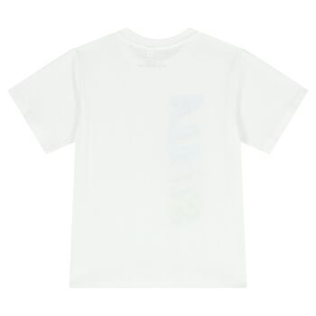 Girls White Logo T-Shirt