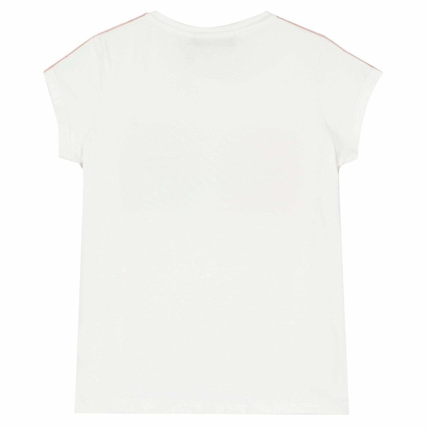Girls White Logo T-Shirt, 1, hi-res image number null