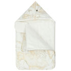 مدس بطبعة خريطة باللون البيج والعاجي, 1, hi-res