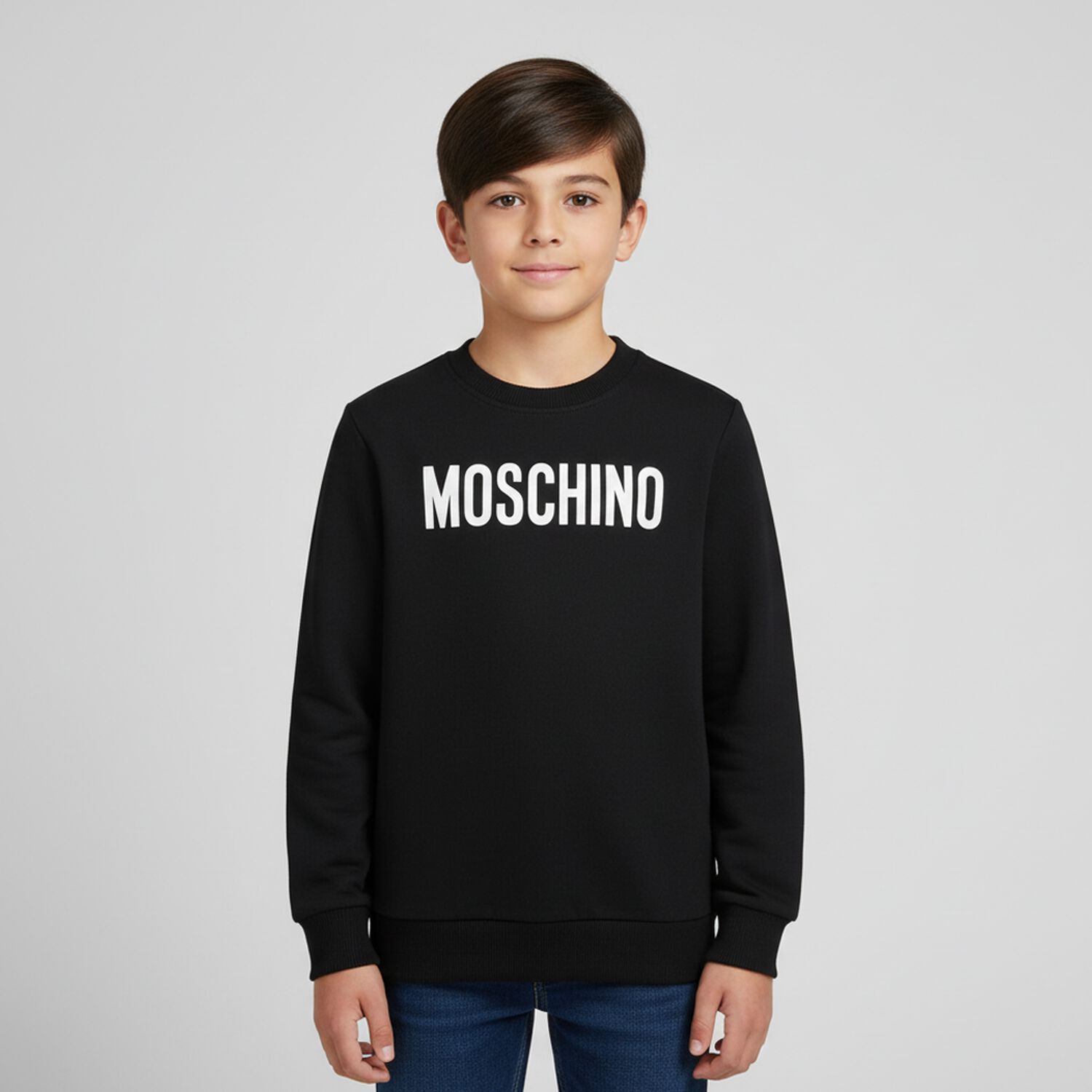 Black Logo Sweatshirt, 1, hi-res image number null