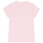 طقم تنوره بنات مزينه بالزهور باللون الوردى والابيض , 1, hi-res