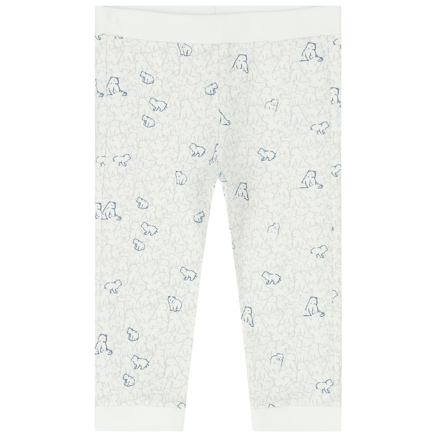 Baby Boys Ivory Polar Bear Pyjamas, 1, hi-res