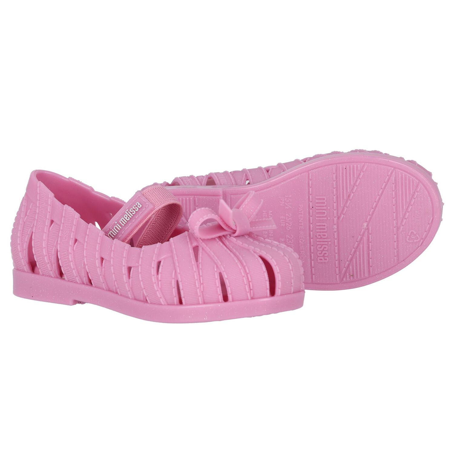 Younger Girls Pink Logo Sandals, 1, hi-res