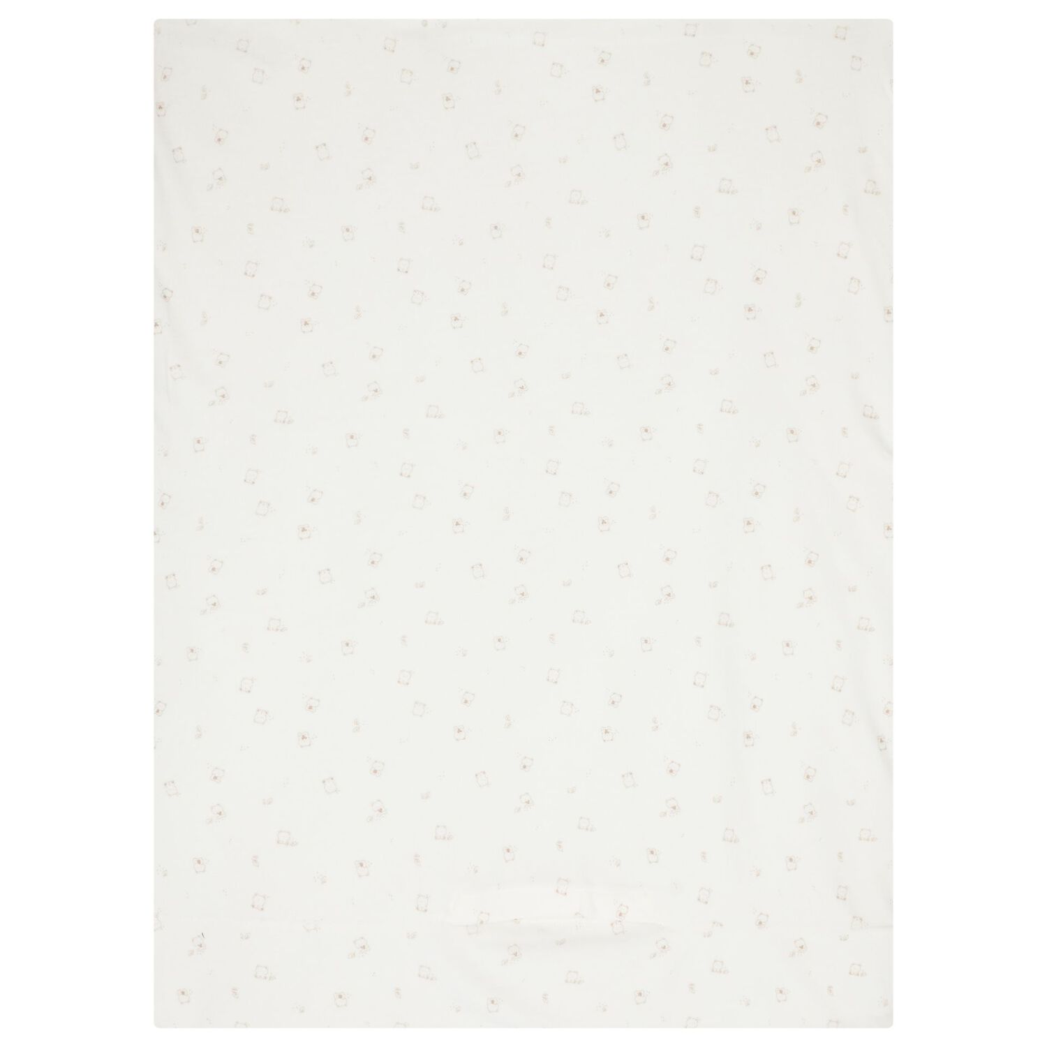 Beige Teddy Bear Baby Blanket, 1, hi-res