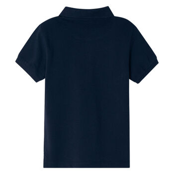 Boys Navy Blue Polo Shirt