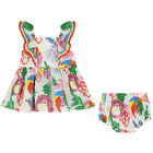 Younger Girls Colourful Dress Set, 1, hi-res