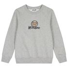 Grey Teddy Bear Logo Sweatshirt, 6, hi-res