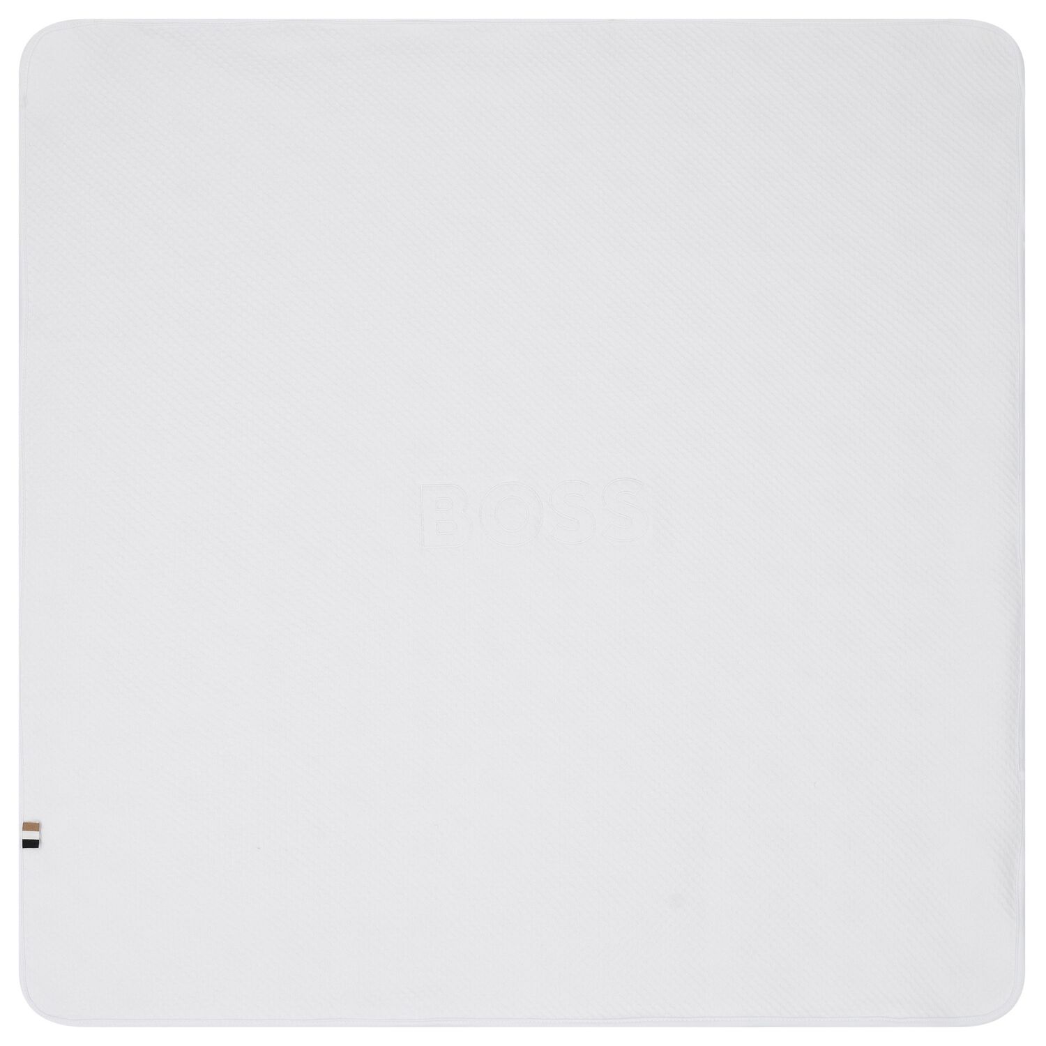 White Logo Baby Blanket, 1, hi-res image number null