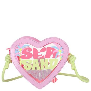 Girls Pink Heart Handbag