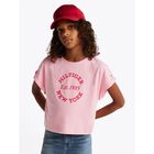 Girls Pink Logo T-Shirt, 1, hi-res