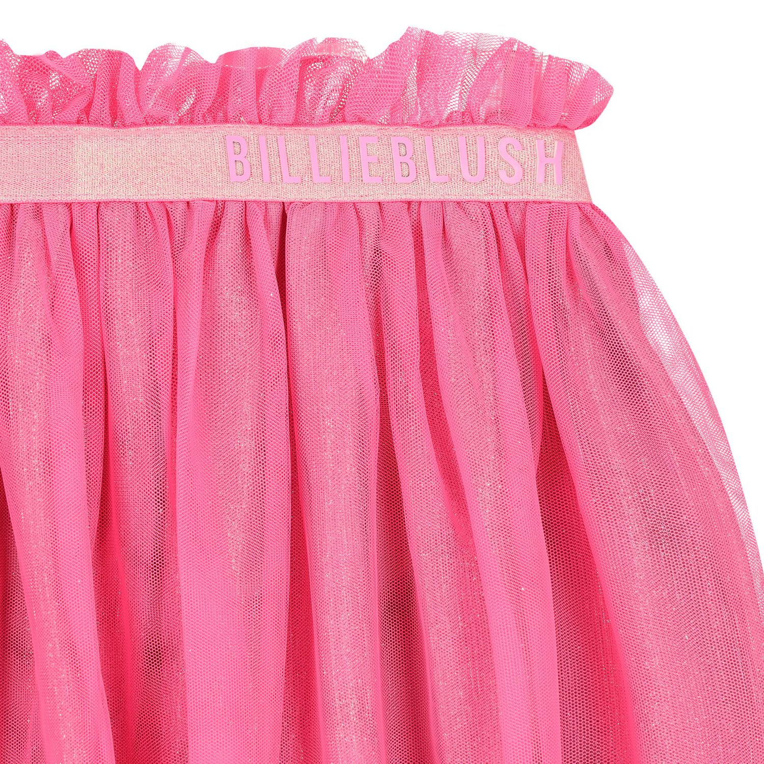 تنورة بنات تول بالشعار باللون الوردي , 1, hi-res image number null